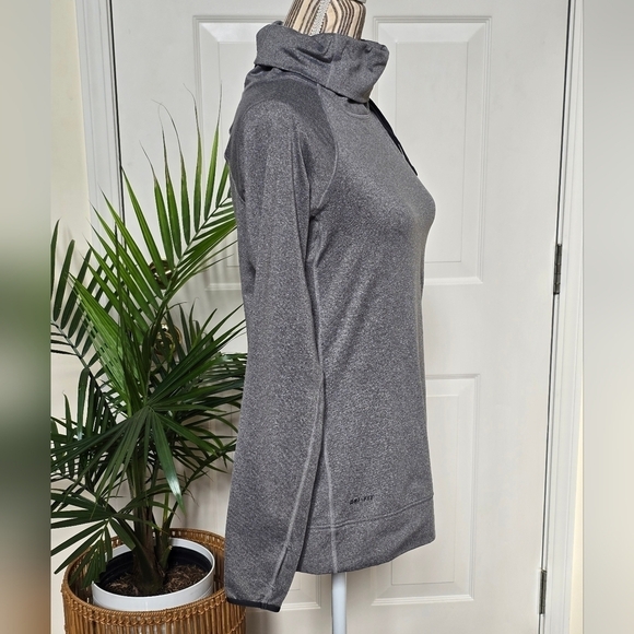 Nike Pro Women's Compression Heather Long Sleeve Size M - Picture 4 of 9